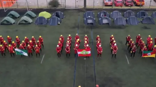 Simulado integrado reúne bombeiros de três estados do Sul em Blumenau - Studio TV