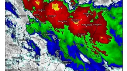 Sistema de chuvas e tempestades permanece ativo no Rio Grande do Sul - Studio TV