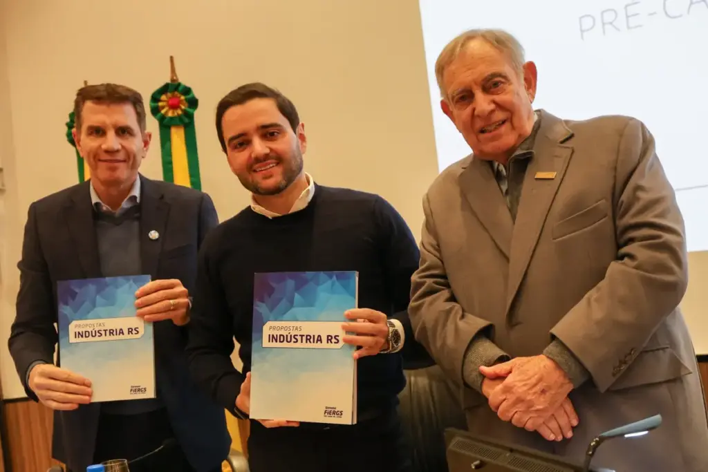 Sistema FIERGS entrega propostas da indústria a pré-candidatos ao governo do RS - Studio TV