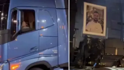 Mãe leva caixão do filho em caminhão até velório no RS após acidente em SP - Studio TV