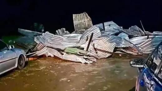 Temporal causa estragos em 200 residências e deixa famílias fora de casa em Não-Me-Toque - Studio TV