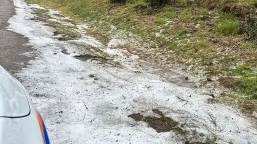 Temporal de granizo destelha mais de 100 casas em Eldorado do Sul - Studio TV