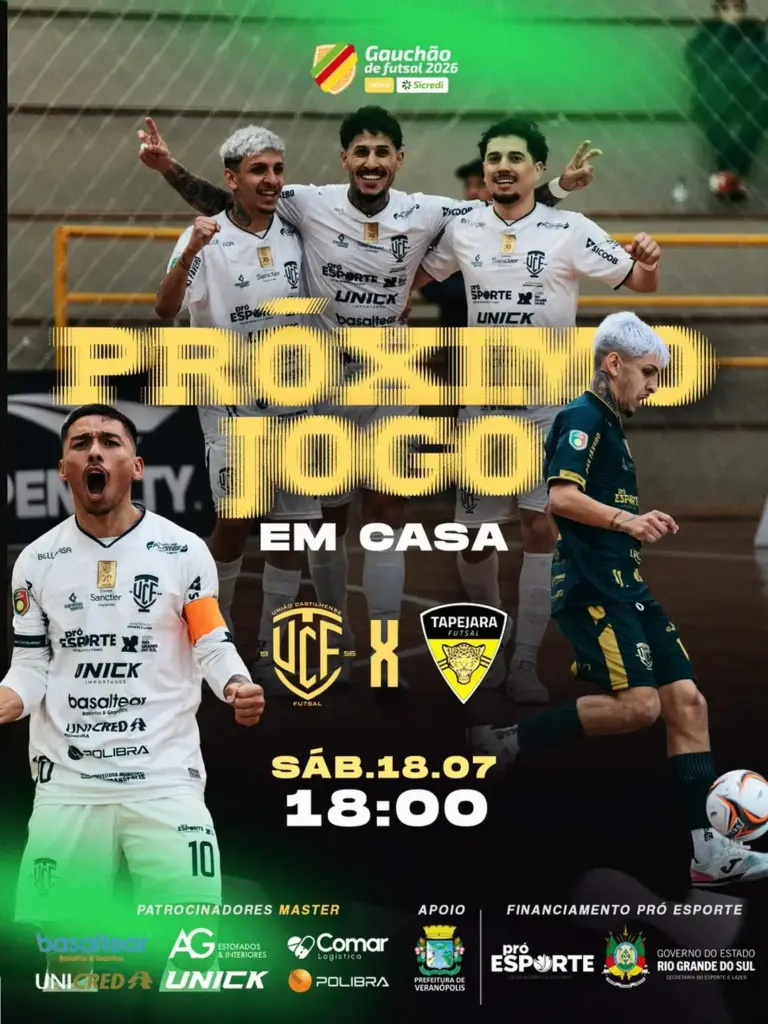 União Castilhense enfrenta Tapejara em duelo direto pela liderança da Série B - Studio TV