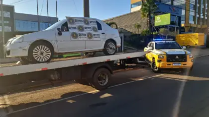 Veículo roubado é recuperado após perseguição e colisão em Passo Fundo - Studio TV