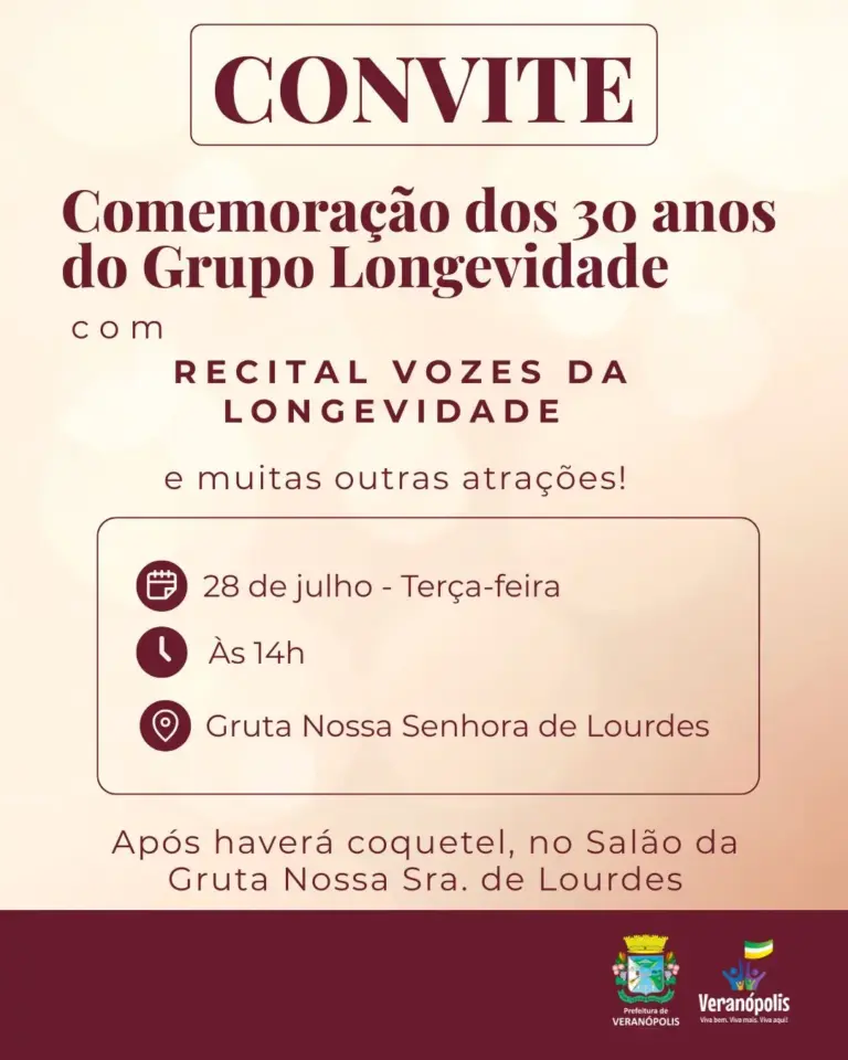 Veranópolis celebra 30 anos do Grupo da Longevidade com programação especial - Studio TV