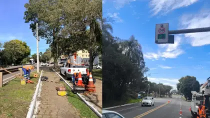 Veranópolis inicia instalação de lombadas eletrônicas na BR-470 - Studio TV