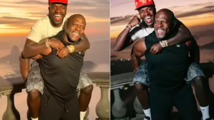 Vinicius Jr. e Terry Crews se encontram no Cristo Redentor - Studio TV