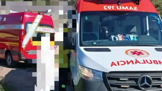 Acidente entre carro e motocicleta deixa homem ferido no interior de Carlos Barbosa - Studio TV