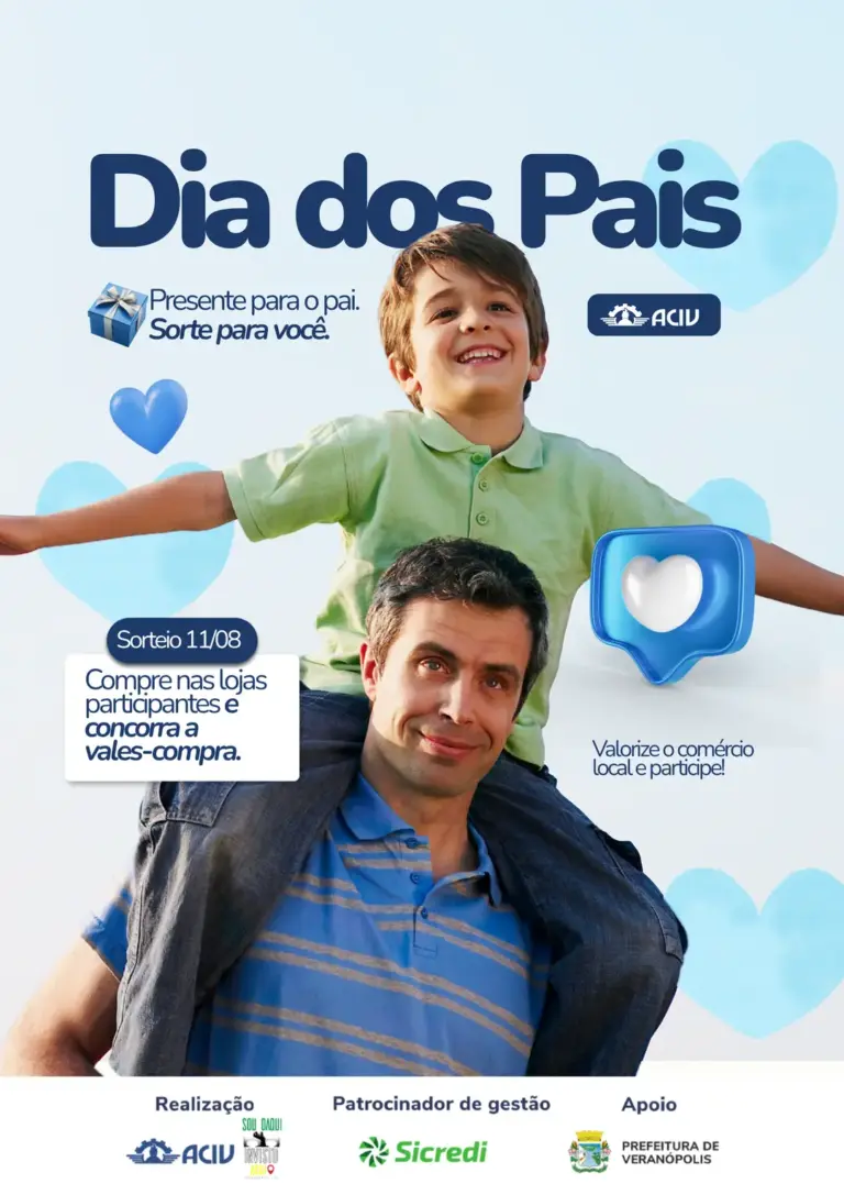 Confira os ganhadores da campanha de Dia dos Pais 2026 da ACIV de Veranópolis - Studio TV
