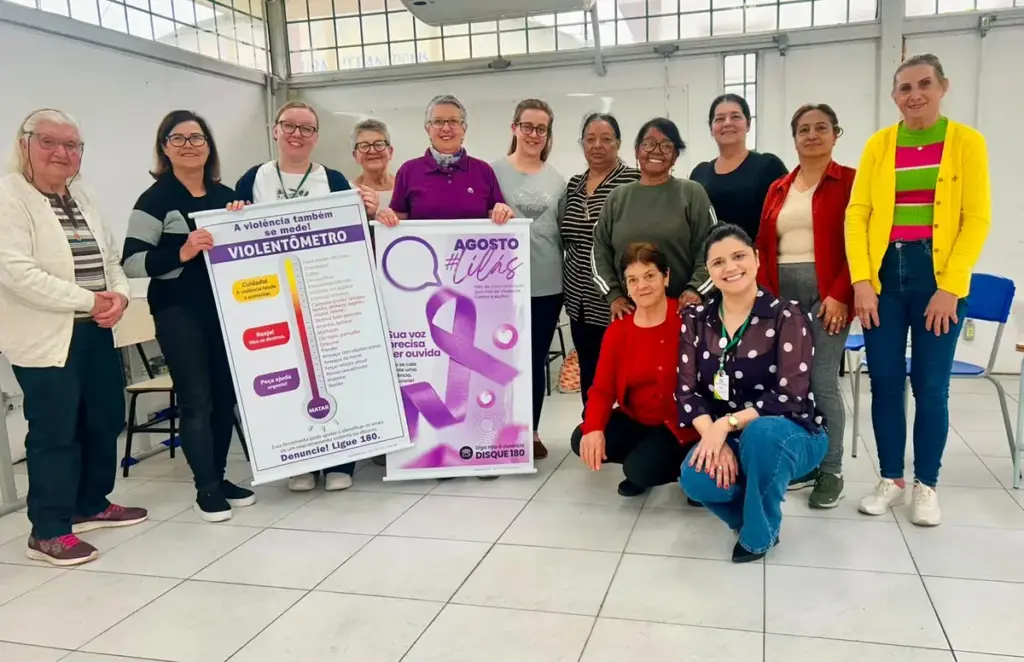 Agosto Lilás: CRAS de Veranópolis promove ações de prevenção à violência contra a mulher - Studio TV