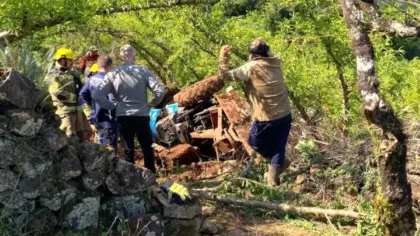 Agricultor morre após tombamento de trator no interior de Farroupilha - Studio TV