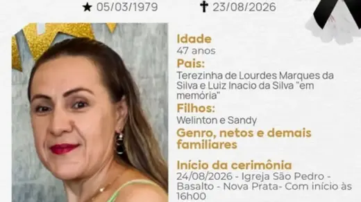 Atos fúnebres de vítima de feminicídio em Nova Prata iniciam nesta segunda-feira - Studio TV