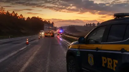 Atropelamento deixa um morto e outro gravemente ferido na BR-116 no RS - Studio TV