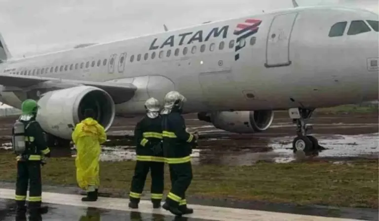 Avião da Latam derrapa durante pouso e sai da pista em Cascavel - Studio TV