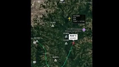Avião muda rota após aproximação com outra aeronave em Caxias do Sul - Studio TV