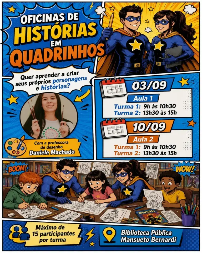 Biblioteca Mansueto Bernardi inaugura nova seção de HQs e mangás em Veranópolis - Studio TV