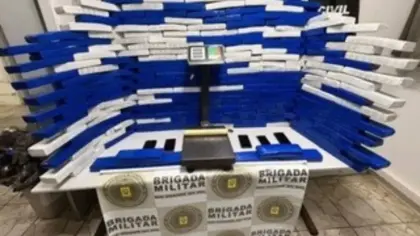 Brigada Militar apreende 167,7 kg de maconha e explosivos em Alvorada - Studio TV
