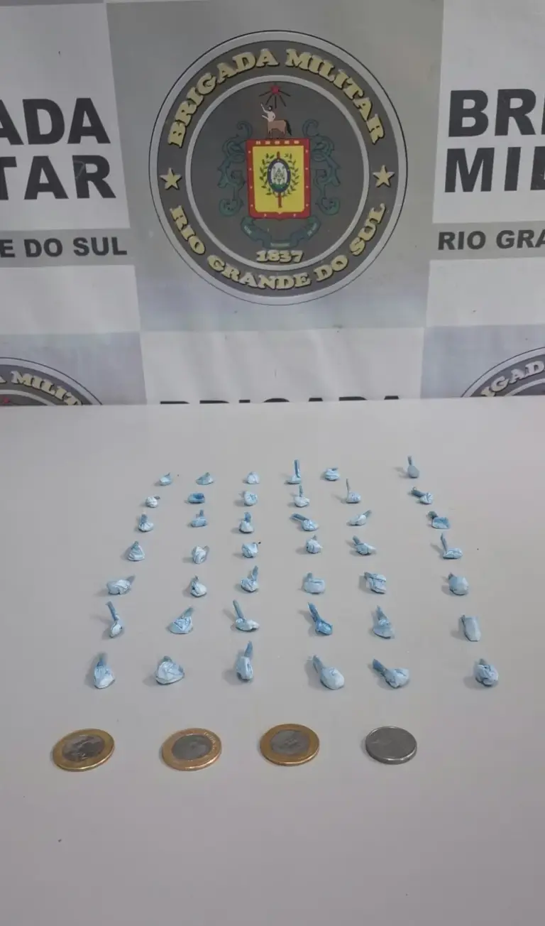 Brigada Militar prende homem com 42 porções de cocaína em Caxias do Sul - Studio TV