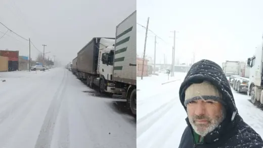 Caminhoneiro gaúcho relata 15 dias de espera sob neve intensa na fronteira entre Argentina e Chile - Studio TV