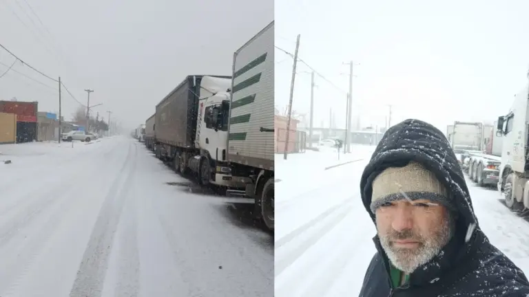 Caminhoneiro gaúcho relata 15 dias de espera sob neve intensa na fronteira entre Argentina e Chile - Studio TV