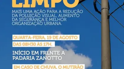 Campanha Poste Limpo terá nova ação nesta quarta-feira em Nova Prata - Studio TV