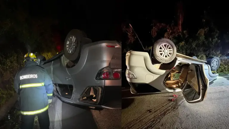 Capotamento na ERS-122 deixa uma pessoa ferida em Antônio Prado - Studio TV