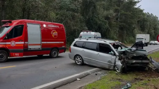Carro bate em árvore e deixa uma pessoa ferida na ERS-122, em Antônio Prado - Studio TV