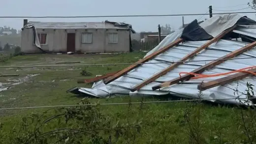 Ciclone deixa um morto e estragos no Uruguai - Studio TV