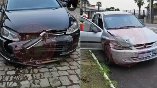 Colisão entre dois carros deixa uma pessoa ferida em Garibaldi - Studio TV