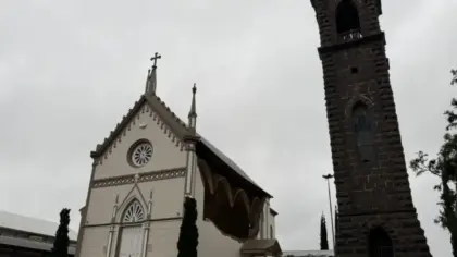 Comunidade lança campanha para reconstruir igreja atingida por temporal em Flores da Cunha - Studio TV
