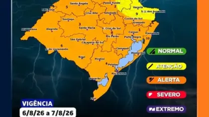 Cotiporã entra em alerta para temporais, ventos fortes e queda de granizo - Studio TV