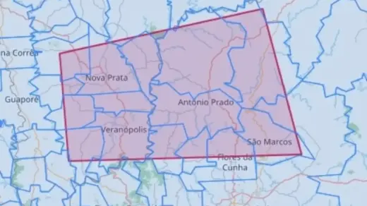 Defesa Civil emite alerta para tempestade com granizo e risco alto de destelhamento em Veranópolis e região nas próximas horas - Studio TV