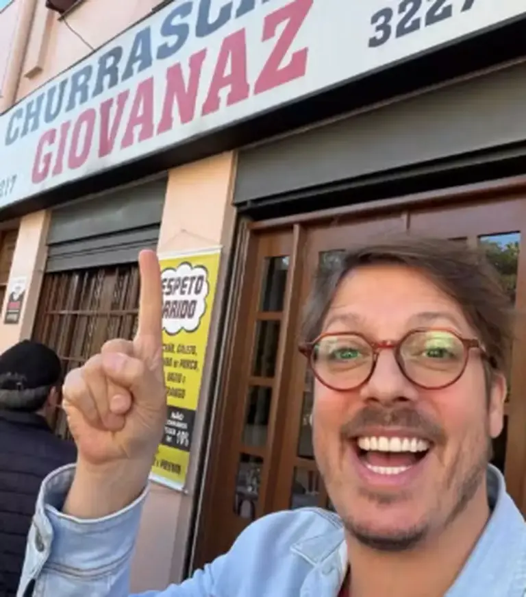 “Desenvolver um novo estômago”: Fábio Porchat após visitar tradicional churrascaria do RS - Studio TV