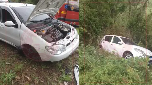 Dois acidentes em intervalo de 30 minutos deixam feridos em Garibaldi - Studio TV