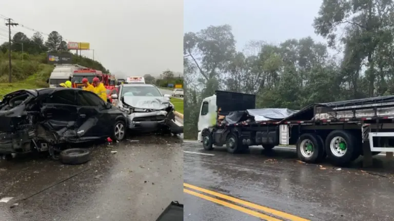 Dois acidentes na ERS-122 deixam três pessoas feridas em Farroupilha - Studio TV