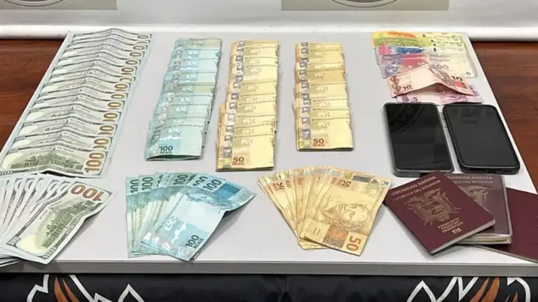 Equatorianos suspeitos de golpe são presos com mais de R$ 35 mil após ação em Torres - Studio TV