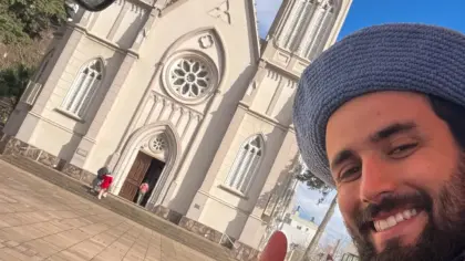 Ex-BBB Matteus Amaral visita Veranópolis e conhece pontos turísticos da cidade - Studio TV