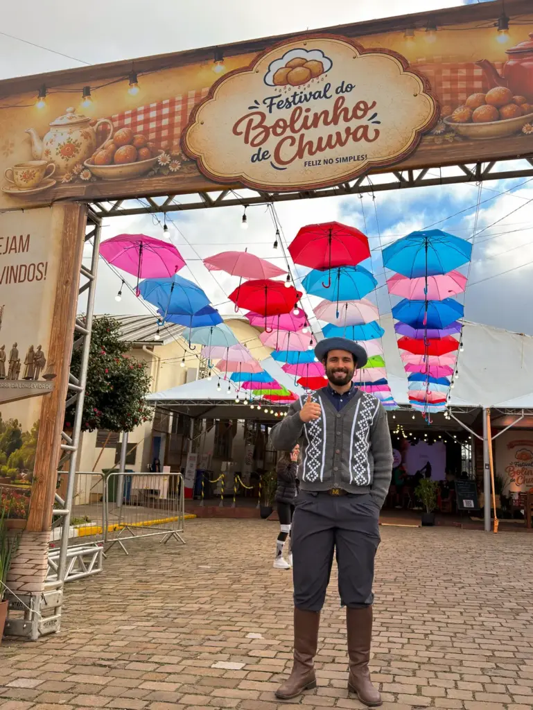 Ex-BBB Matteus Amaral visita Veranópolis e conhece pontos turísticos da cidade - Studio TV