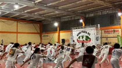 Festival de Capoeira reúne cerca de 200 praticantes em Nova Prata - Studio TV