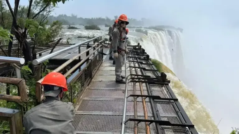 Garganta do Diabo terá passarela desmontada para enfrentar cheias do El Niño - Studio TV