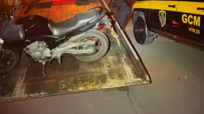 Guarda Civil Municipal recupera motocicleta furtada em Bento Gonçalves - Studio TV