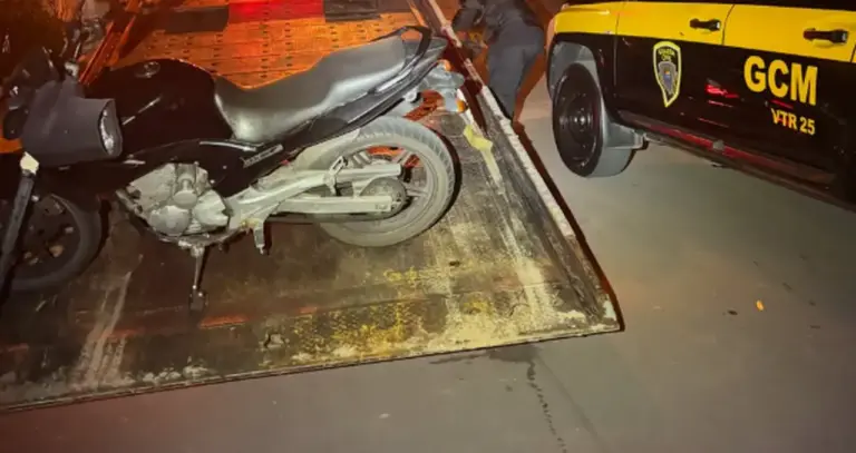 Guarda Civil Municipal recupera motocicleta furtada em Bento Gonçalves - Studio TV