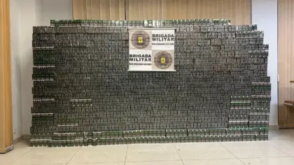 Homem é preso com 12,5 mil maços de cigarros contrabandeados na ERS-403, em Rio Pardo - Studio TV
