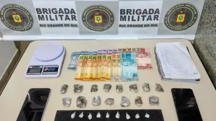 Homem é preso com cocaína, maconha e ecstasy no Centro de Ibiraiaras - Studio TV