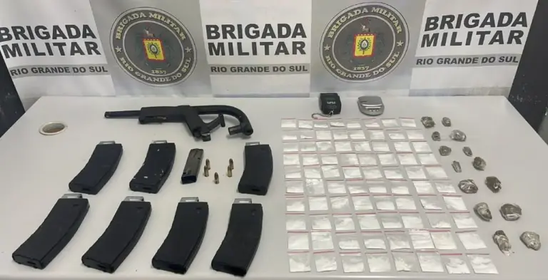 Homem é preso com drogas e arma no Centro de Caxias do Sul - Studio TV
