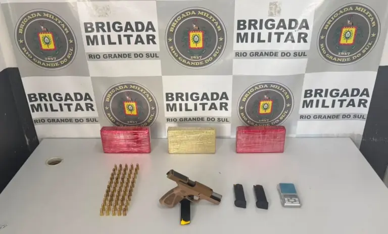 Homem é preso com mais de 3 quilos de cocaína e arma de fogo em Caxias do Sul - Studio TV