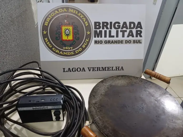 Homem é preso em flagrante por furto em residência em Lagoa Vermelha - Studio TV