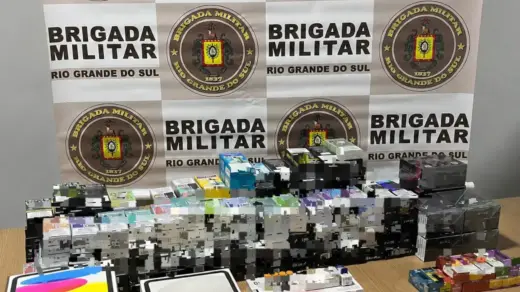 Homem é preso por contrabando com vapes, medicamentos e eletrônicos no Norte do RS - Studio TV