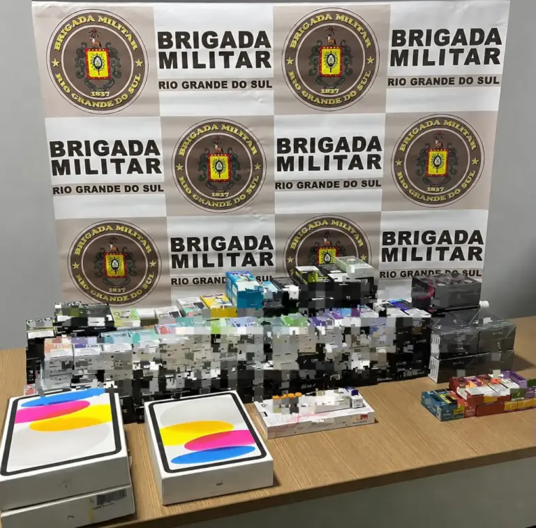 Homem é preso por contrabando com vapes, medicamentos e eletrônicos no Norte do RS - Studio TV