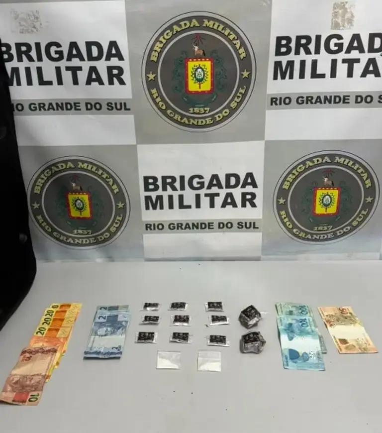 Homem é preso por tráfico de drogas durante abordagem em Caxias do Sul - Studio TV